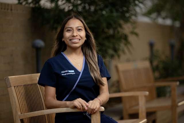 Iris Mayoral is a clinical nurse in the geriatric medical/psychiatric unit at the Stewart and Lynda Resnick Neuropsychiatric Hospital at UCLA.
