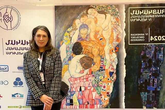 Dr. Valentina Ogaryan was in Armenia, where she spoke about psychosocial oncology.